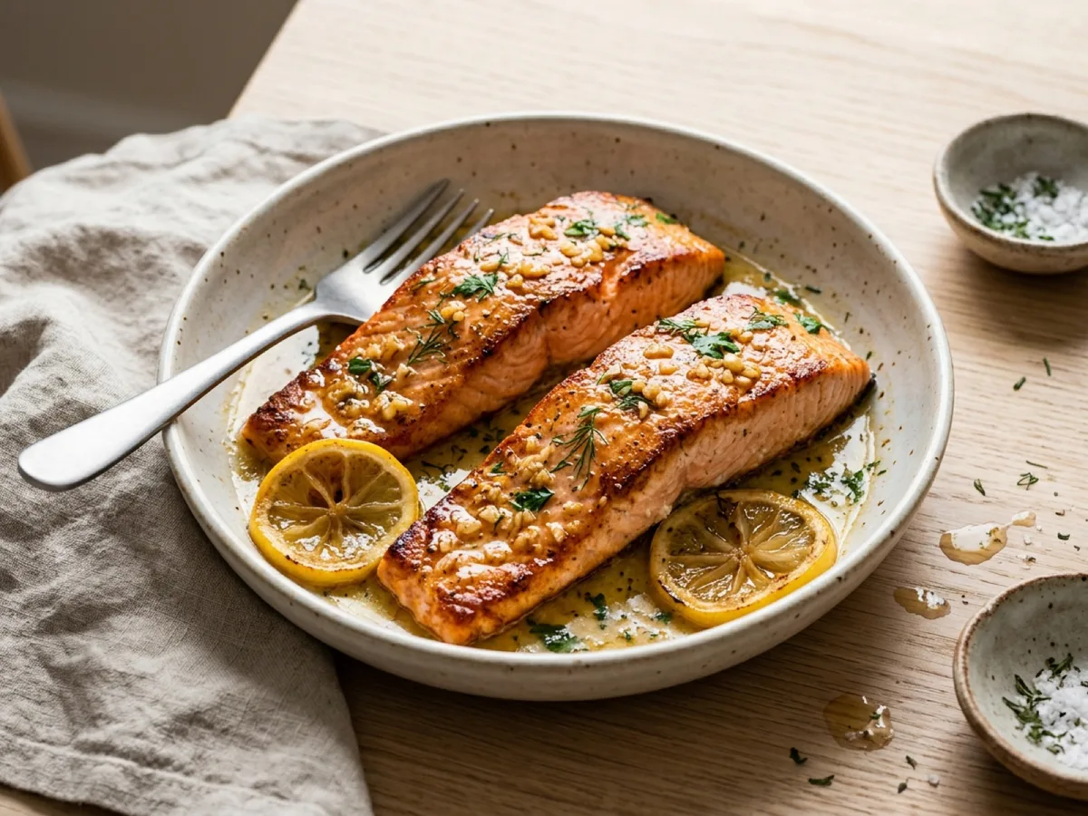 Garlic Butter Salmon — recipe photo