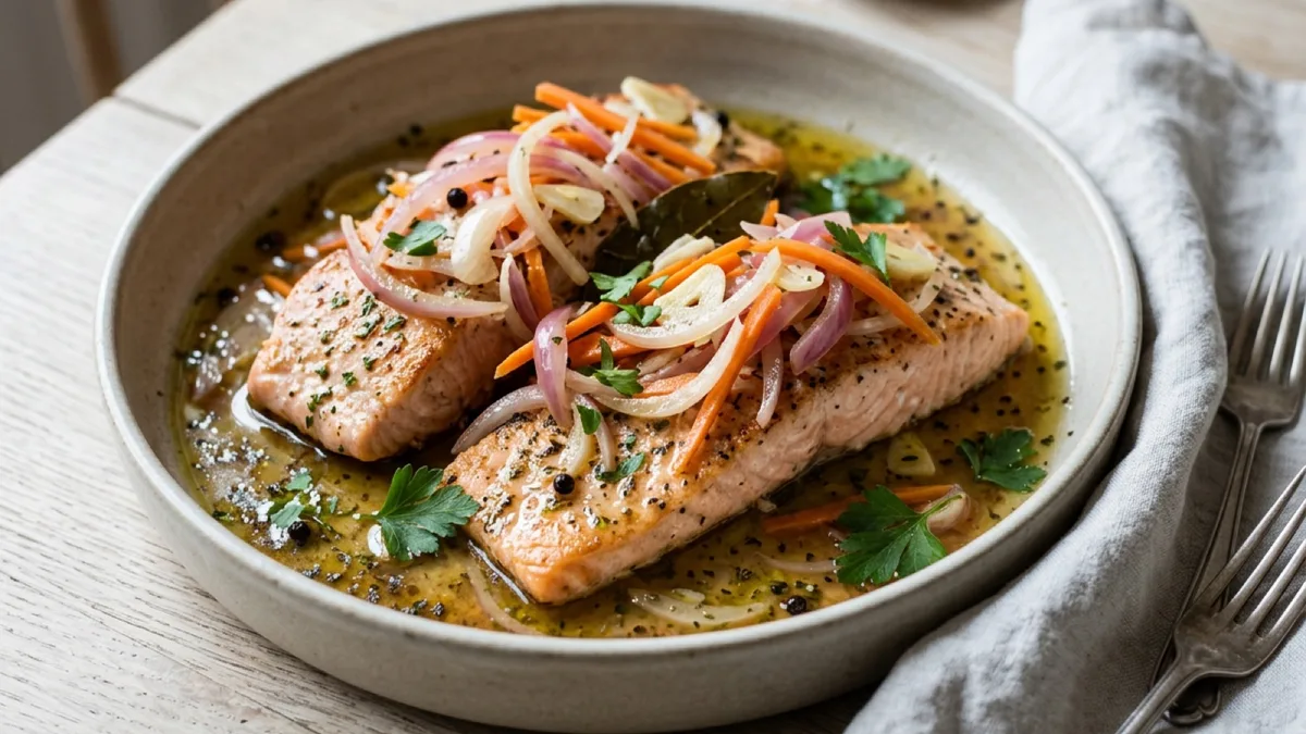 Salmon Escabeche