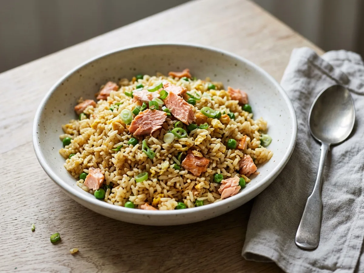 Salmon Fried Rice — recipe photo