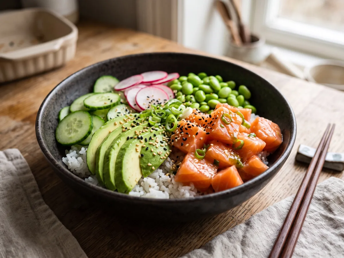 Salmon Poke Bowl — recipe photo