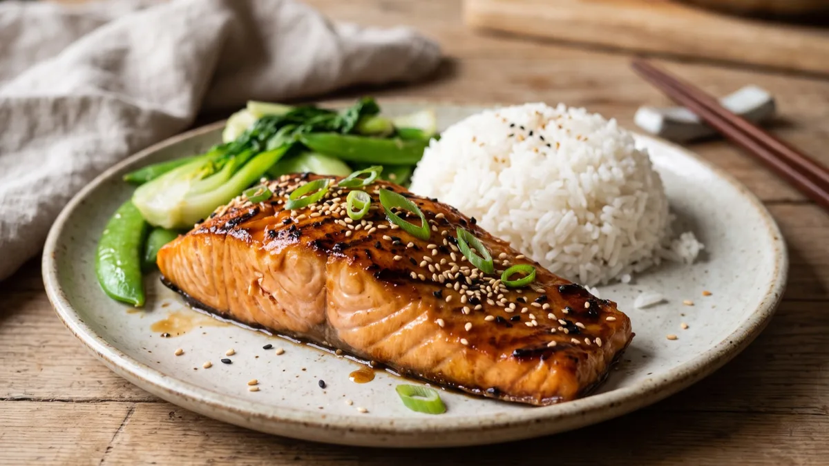 Teriyaki Grilled Salmon